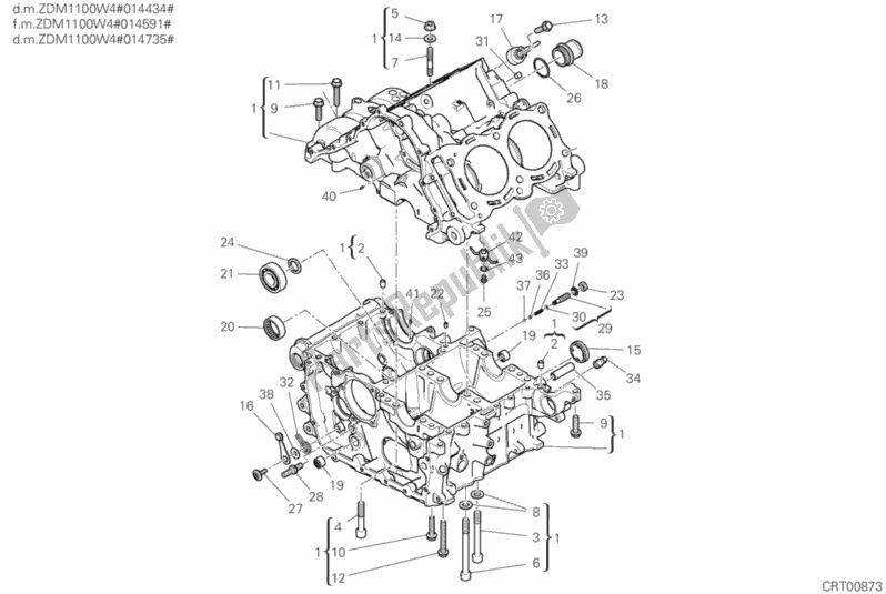 Wszystkie części do 09a - Para Pó? Korb Ducati Superbike Panigale V4 S USA 1100 2020